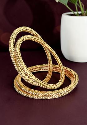 Golden Alloy Bangles