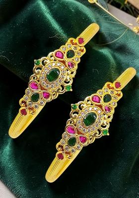 Golden Alloy Bangles