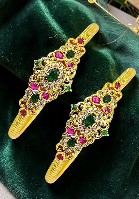 Golden Alloy Bangles