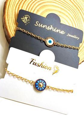 Blue Alloy Bracelet