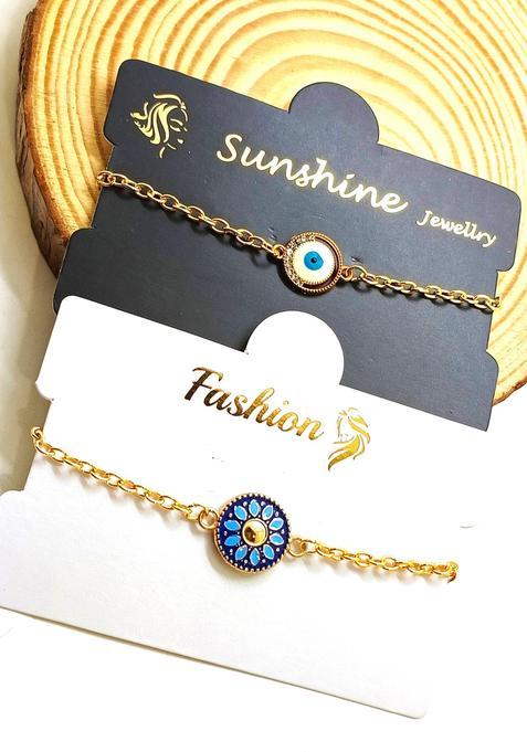 Blue Alloy Bracelet