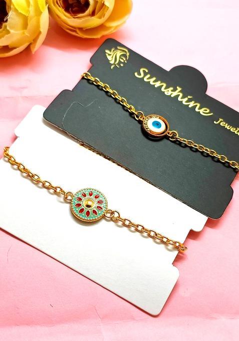 Pista Green Alloy Bracelet