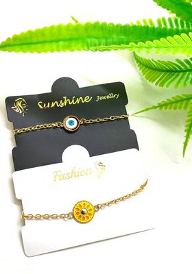 Yellow Alloy Bracelet