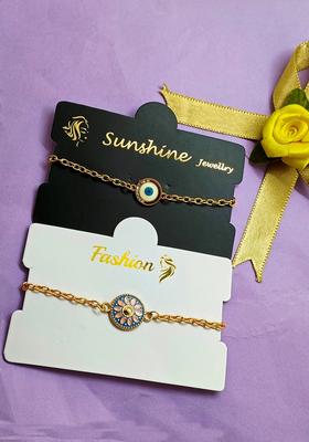 Navy Blue Alloy Bracelet