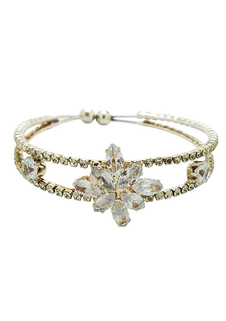 Silver Alloy Bracelet - Indya