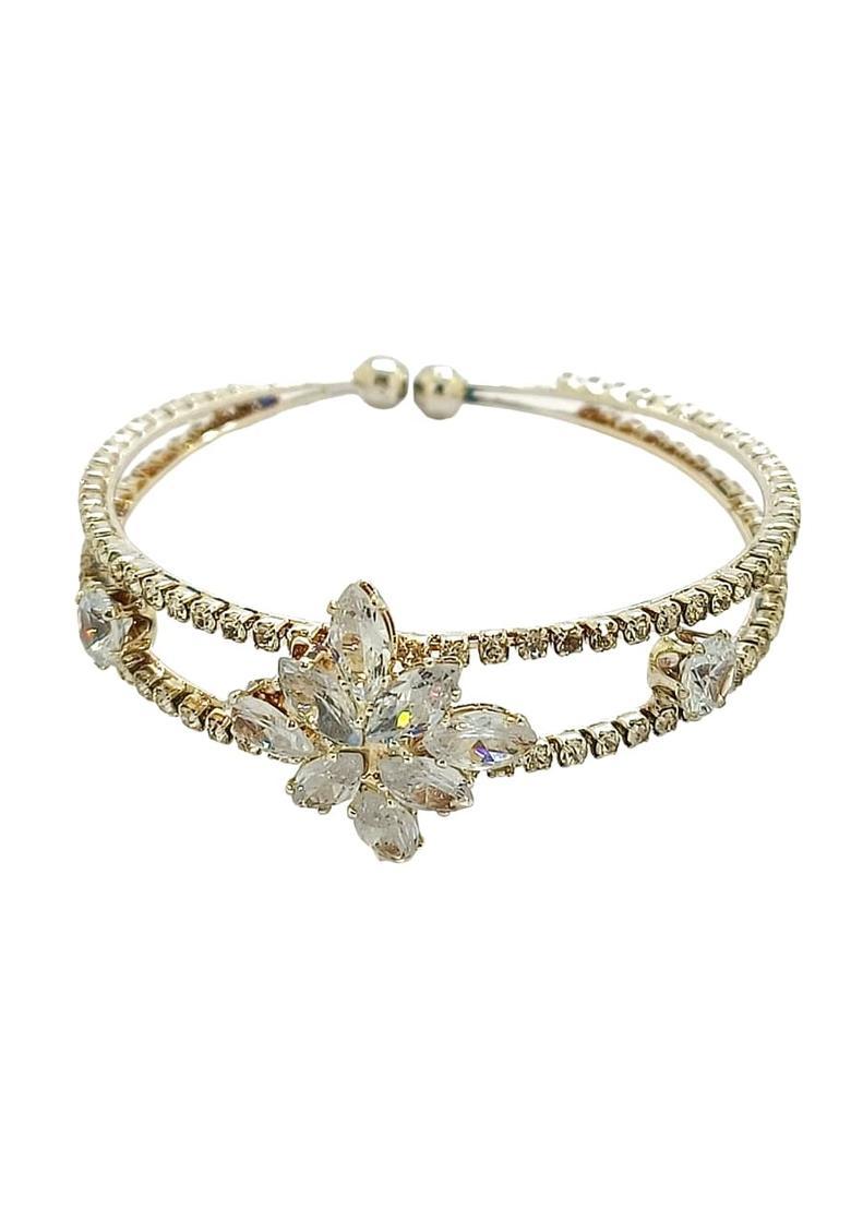 Silver Alloy Bracelet - Indya