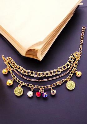 Golden Alloy Bracelet