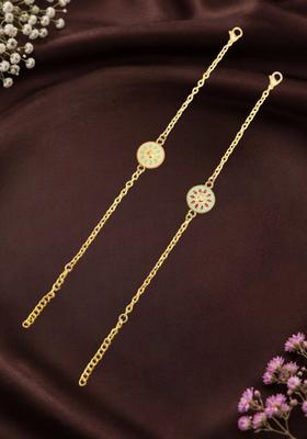 Golden Alloy Bracelet
