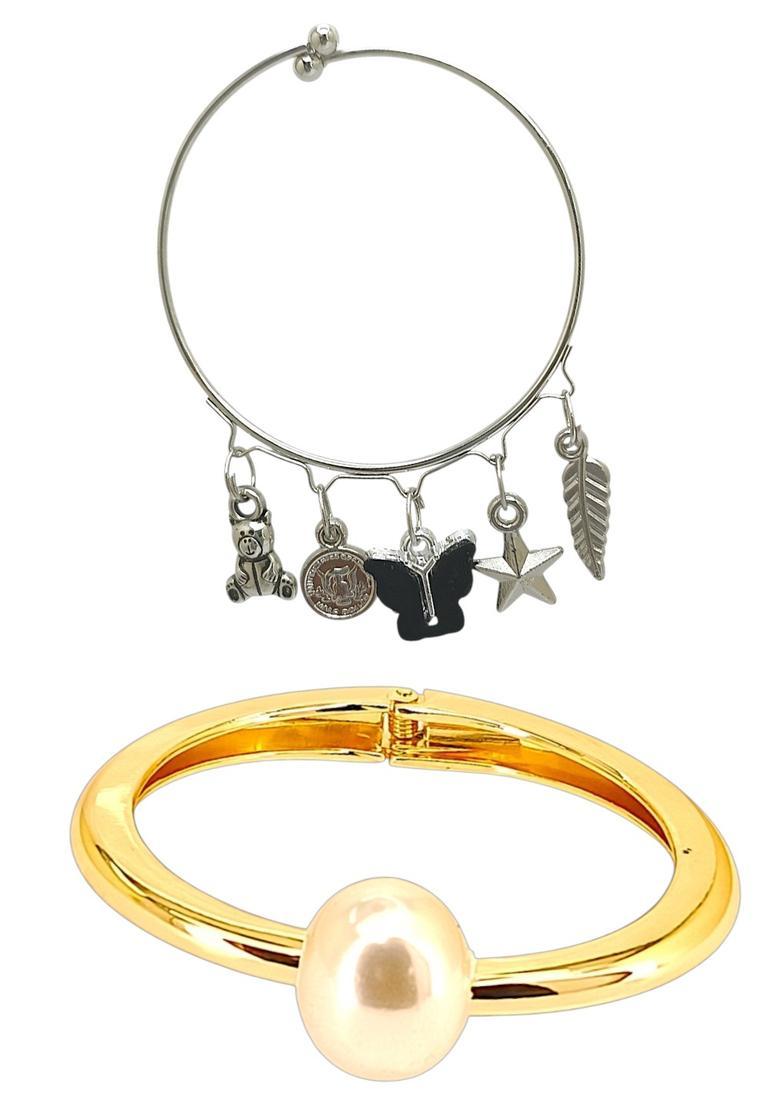 Multicolor Alloy Bracelet - Indya