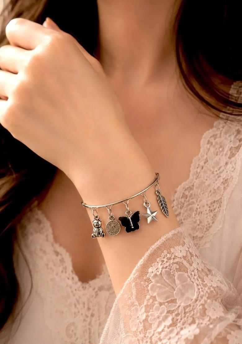 Multicolor Alloy Bracelet - Indya