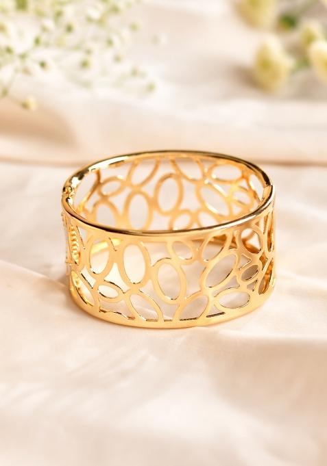 Golden Stainless Steel Beads Bracelet