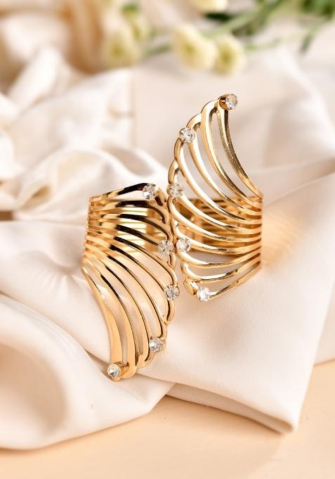 Golden Stainless Steel Beads Bracelet