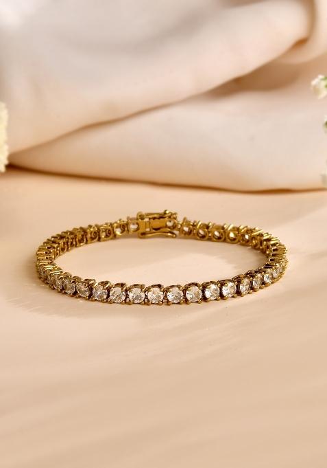 Copper Stainless Steel Beads Bracelet