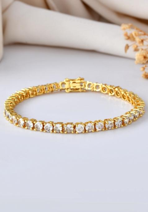 Golden Stainless Steel Beads Bracelet