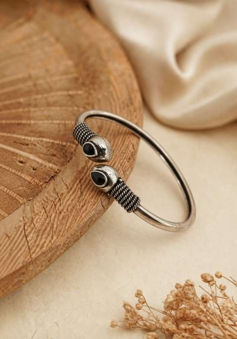 Silver Artificial Stones German Silver Bracelet