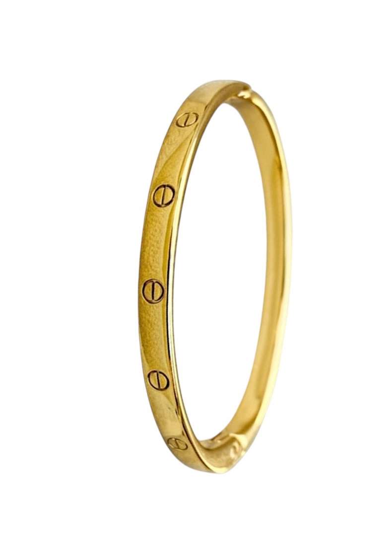 Golden Alloy Bracelet - Indya