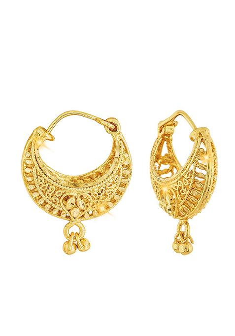 Traditional Alloy Gold Plated Jhumka Earrings