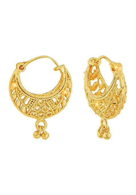 Traditional Gold Plated Drop Earrings