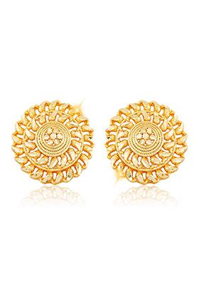 Traditional Alloy Gold Plated Drop Earrings