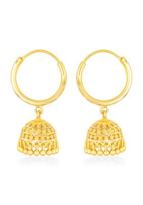 Traditional Gold Plated Stud Earrings