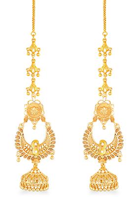 Traditional Gold Plated Jhumka Earrings