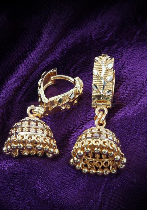 Traditional Gold Plated Alloy Drop Earrings