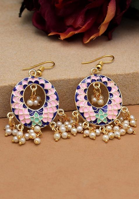 Pink Bead Earrings