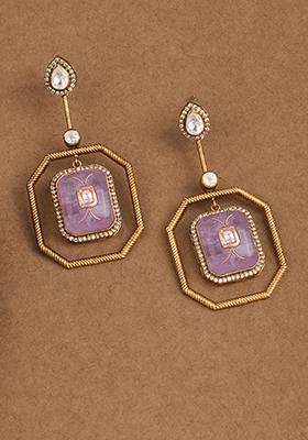 Rosy Pink Glow Drop Earrings