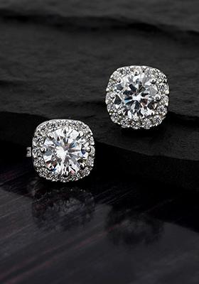 Silver Plated Geometric Earrings