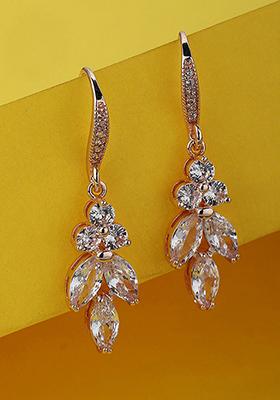 Gold Plated Contemporary Earrings