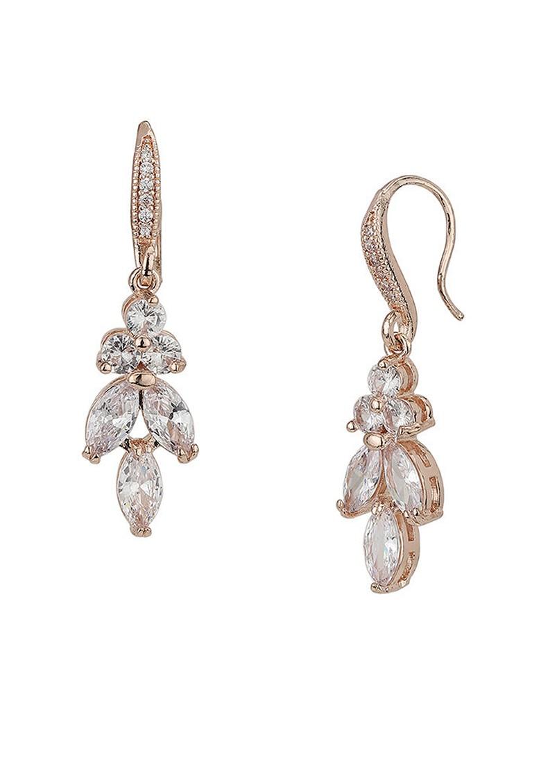 Gold Plated Contemporary Earrings - Indya