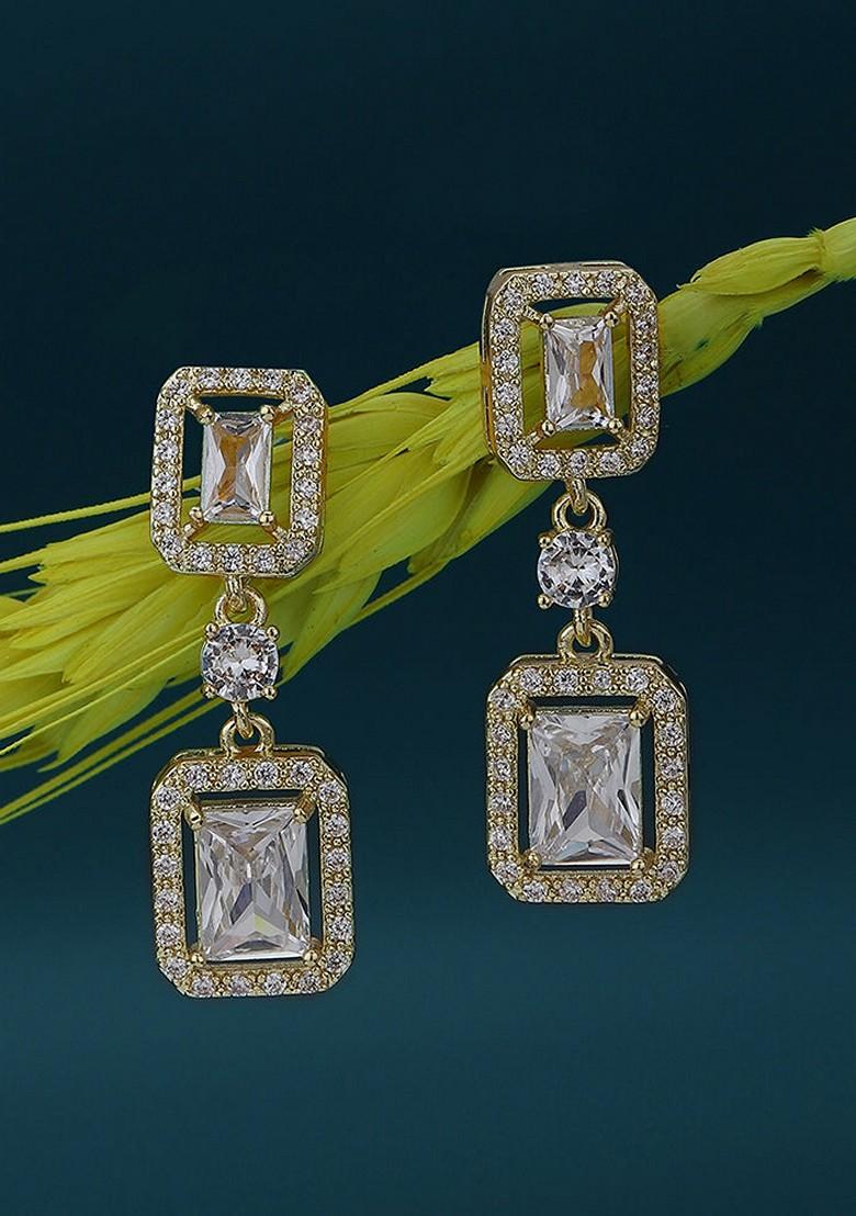 Gold Plated Plated Earrings - Indya