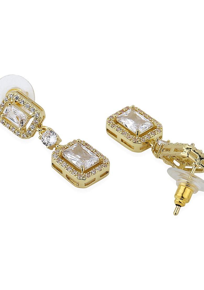 Gold Plated Plated Earrings - Indya