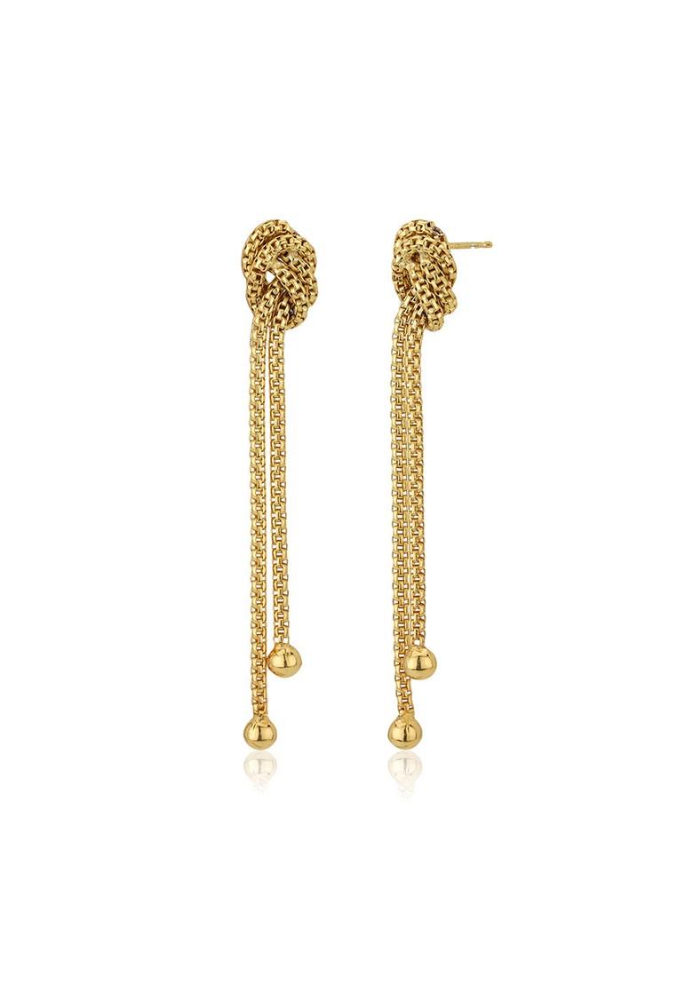 Gold Plated Plated Earrings - Indya