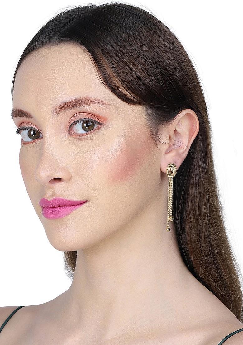 Gold Plated Plated Earrings - Indya