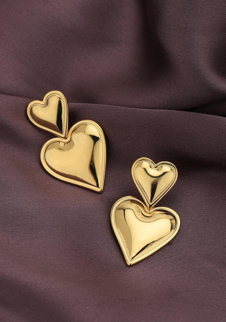 Gold Plated Plated Earrings - Indya