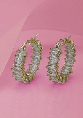 Gold Plated Circular Earrings