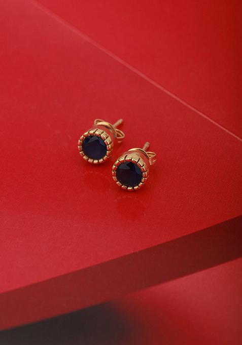 Gold Plated Circular Earrings