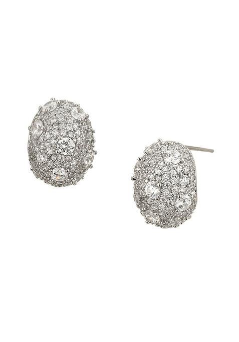 Silver Plated Rhodium Plated Earrings