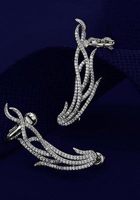 Silver Plated Rhodium Plated Earrings