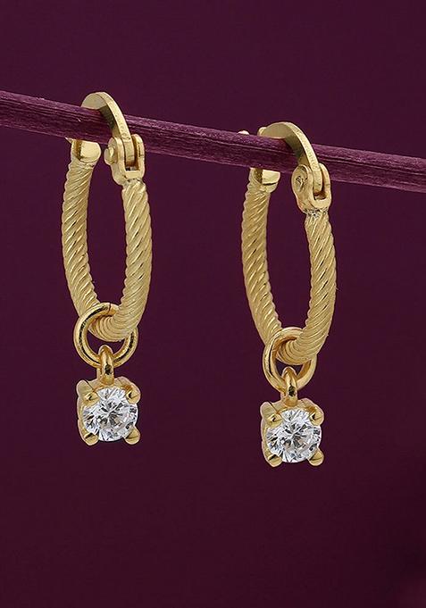 Gold Plated Circular Earrings