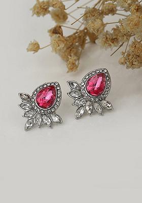 Silver Plated Rhodium Plated Earrings