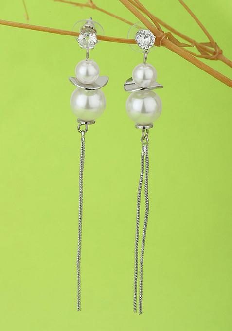 Multicolour Pearl Earrings