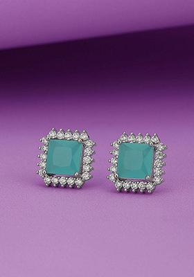 Silver Plated Rhodium Plated Earrings