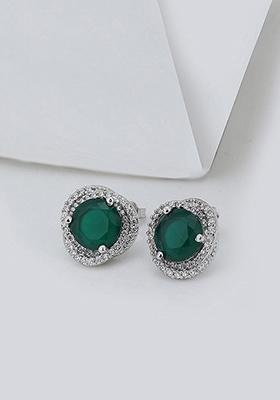 Silver Plated Rhodium Plated Earrings