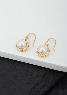Gold Plated Circular Earrings