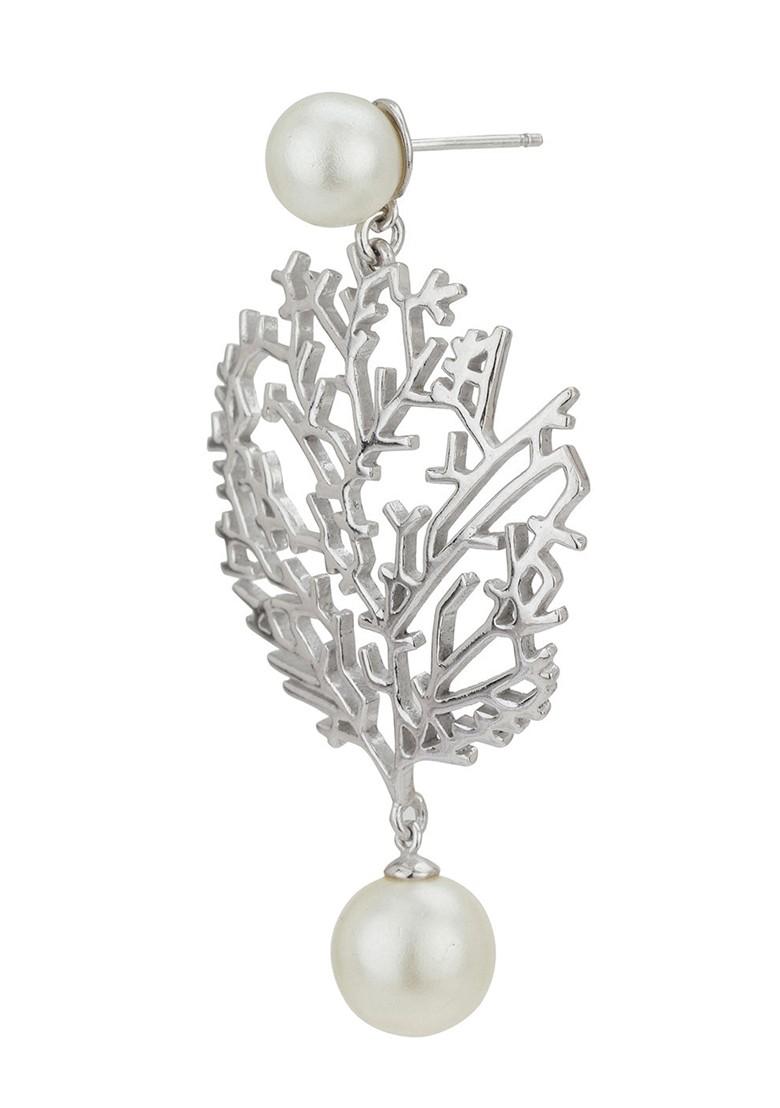Cream Pearl Earrings - Indya