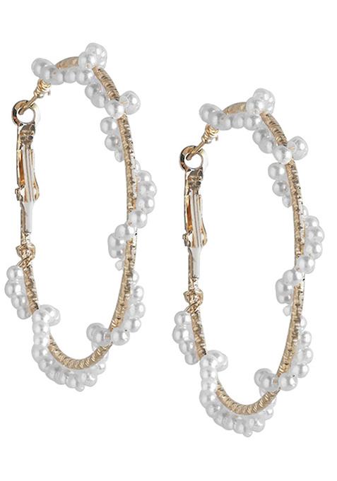 Gold Plated Circular Earrings