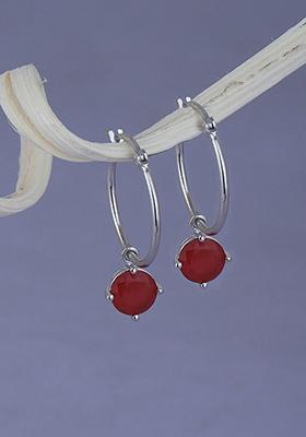 Silver Plated Rhodium Plated Earrings