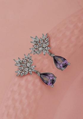 Multicolour CZ Stone Earrings